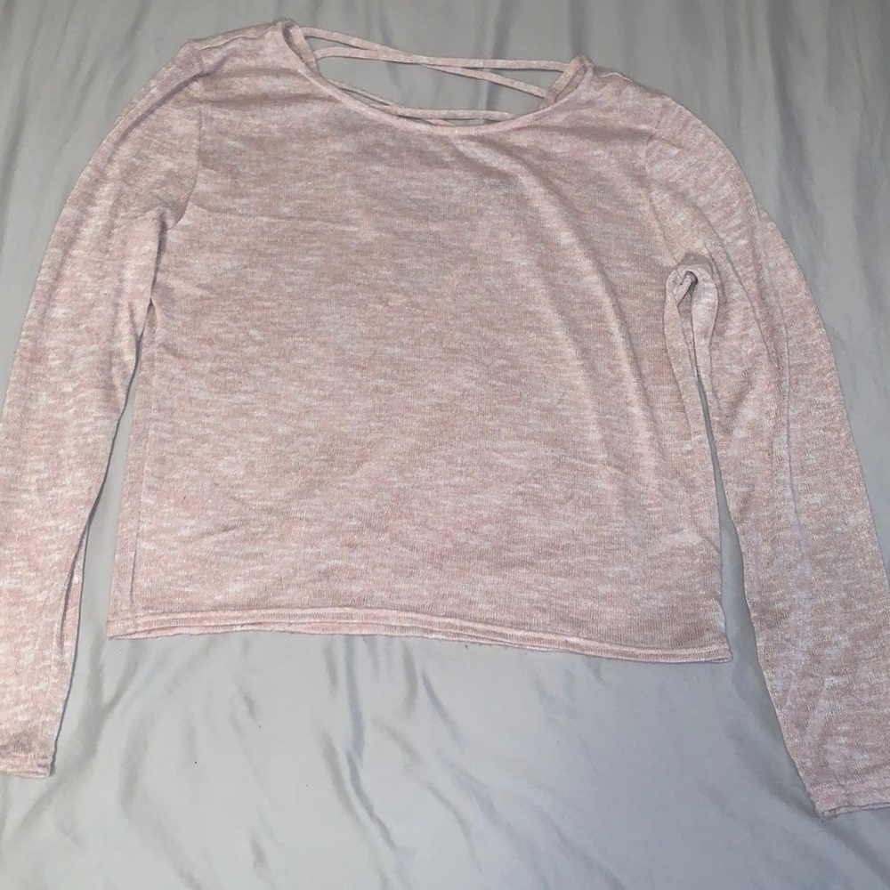 Long sleeve pink shirt